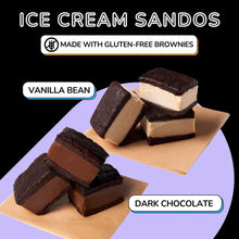 Cargar imagen en el visor de la galería, Gluten Free Brownie Ice Cream Sandwiches
