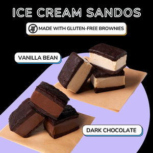 Gluten Free Brownie Ice Cream Sandwiches