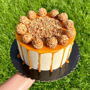 Gluten Free Pistachio & Almonds Ice Cream Cake